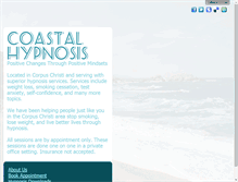 Tablet Screenshot of coastalhypnosisllc.com